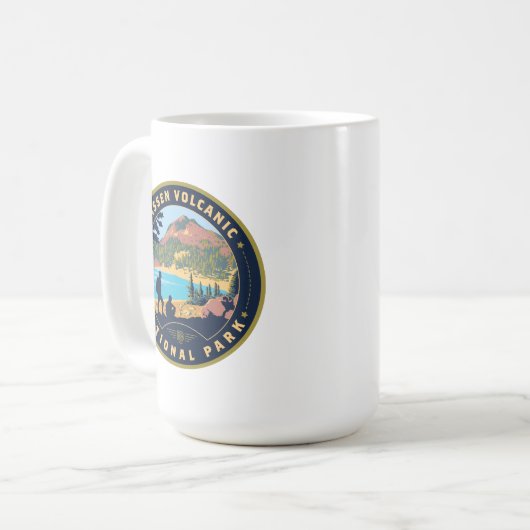 Lassen Volcanic National Park Kaffeetasse (Vorderseite Links)