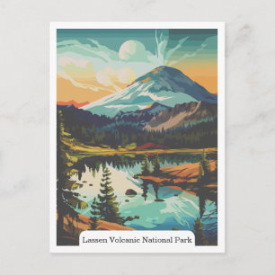 Lassen Volcanic National Park, Kalifornien USA Postkarte
