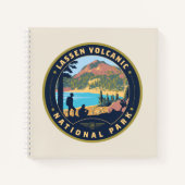 Lassen Volcanic National Park Notizblock (Vorderseite)