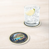 Lassen Volcanic National Park Runder Pappuntersetzer (Vor Ort)