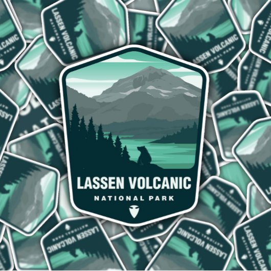 Lassen-Volcanic-Nationalpark | Die Aufkleber