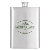 Lassen-Volcanic-Nationalpark Flachmann (Vorderseite)