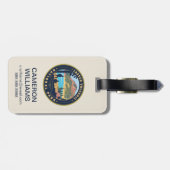 Lassen-Volcanic-Nationalpark Gepäckanhänger (Rückseite horizontal)