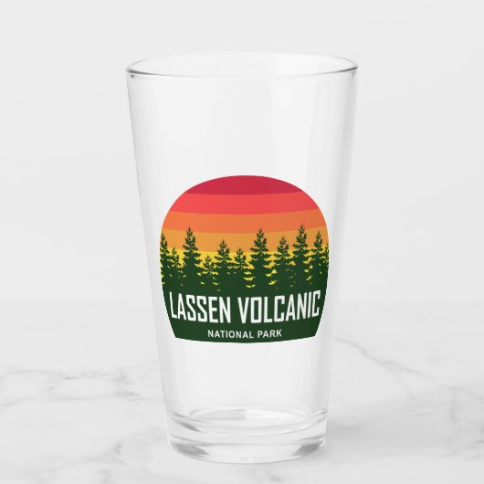 Lassen-Volcanic-Nationalpark Glas (Vorderseite)