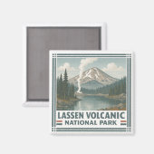 Lassen-Volcanic-Nationalpark Magnet (Vorderseite/Rückseite)