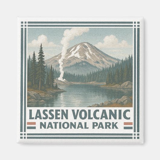Lassen-Volcanic-Nationalpark Magnet (Vorne)