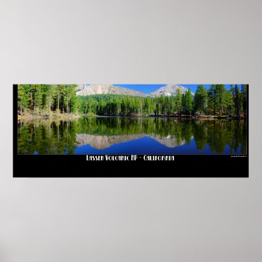 Lassen-Volcanic-Nationalpark Poster (Vorne)
