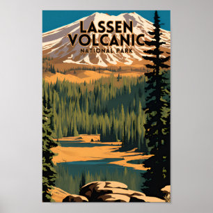 Lassen-Volcanic-Nationalpark Poster