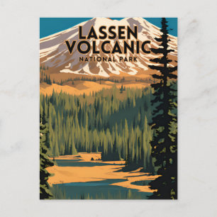 Lassen-Volcanic-Nationalpark Postkarte