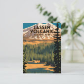 Lassen-Volcanic-Nationalpark Postkarte (Stehend Vorderseite)