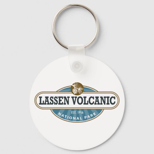 Lassen-Volcanic-Nationalpark Schlüsselanhänger (Vorderseite)