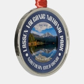 Lassen-Volcanic-Nationalpark Silbernes Ornament (Rechts)