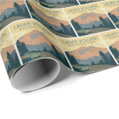 Lassen-Volcanic-Nationalpark | Straßenfahrt Geschenkpapier (Rolleneckpunkt)