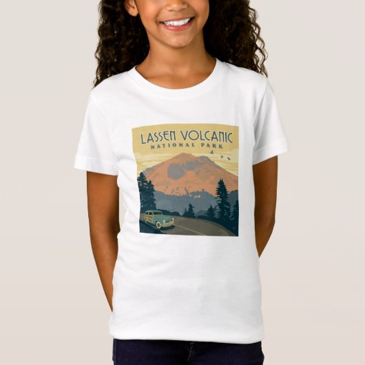 Lassen-Volcanic-Nationalpark | Straßenfahrt T-Shirt (Vorderseite)