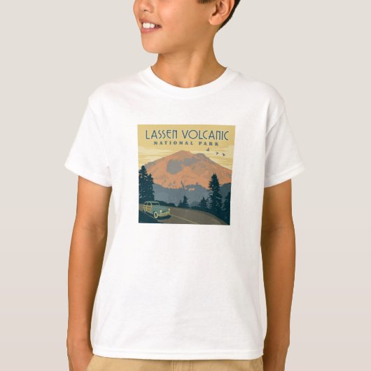 Lassen-Volcanic-Nationalpark | Straßenfahrt T-Shirt (Vorderseite)