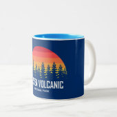 Lassen-Volcanic-Nationalpark Zweifarbige Tasse (VorderseiteRechts)
