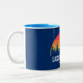Lassen-Volcanic-Nationalpark Zweifarbige Tasse (Links)