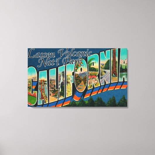 Lassen Volcanic Nat'l Park, CA Leinwanddruck (Vorderseite)