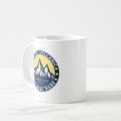 Lassen Volcanic Peak Landscape Kaffeetasse (Vorderseite Links)