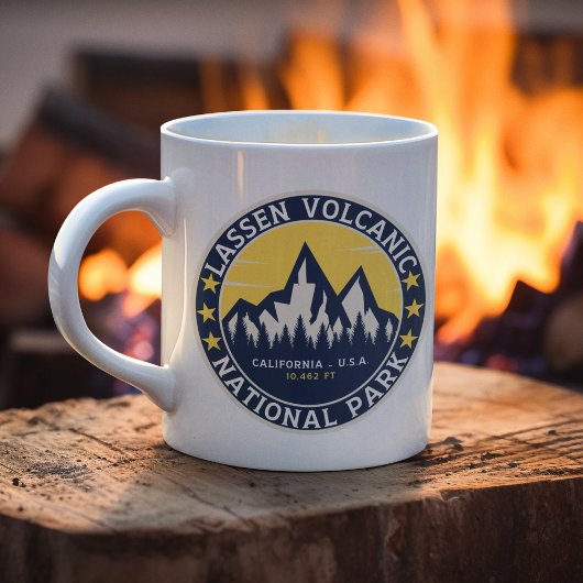 Lassen Volcanic Peak Landscape Kaffeetasse