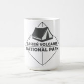 Lassen vulkanisch - Kalifornien Kaffeetasse (Mittel)