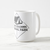 Lassen vulkanisch - Kalifornien Kaffeetasse (VorderseiteRechts)
