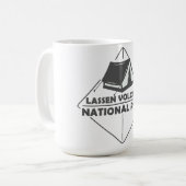 Lassen vulkanisch - Kalifornien Kaffeetasse (Vorderseite Links)
