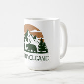 Lassen vulkanisch - Kalifornien Kaffeetasse (VorderseiteRechts)