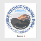 Lassen vulkanisch (NP2) Aufkleber (Blatt)