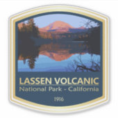 Lassen vulkanischen NP (PF1) Aufkleber (Vorderseite)