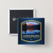 Lassen vulkanischen NP (PF1) Button (Vorne & Hinten)