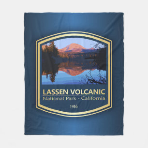 Lassen vulkanischen NP (PF1) Fleecedecke