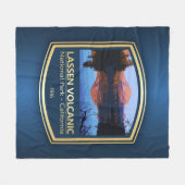 Lassen vulkanischen NP (PF1) Fleecedecke (Vorderseite (Horizontal))