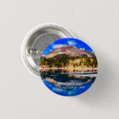 Lassen Vulkanischer Nationalpark California Button (Vorne & Hinten)