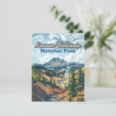 Lassen Vulkanischer Nationalpark California Card (Stehend Vorderseite)