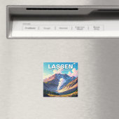 Lassen Vulkanischer Nationalpark California Magnet (In Situ (Geschirrspüler))