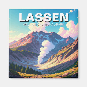 Lassen Vulkanischer Nationalpark California Magnet