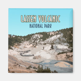 Lassen Vulkanischer Nationalpark California Magnet
