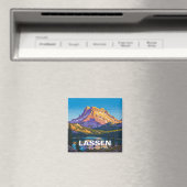 Lassen Vulkanischer Nationalpark California Magnet (In Situ (Geschirrspüler))