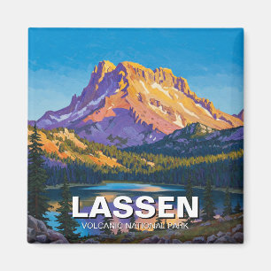 Lassen Vulkanischer Nationalpark California Magnet