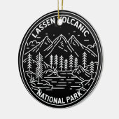 Lassen Vulkanischer Nationalpark California Monoli Keramik Ornament (Links)