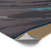 Lassen Vulkanischer Nationalpark California Poster (Ecke)