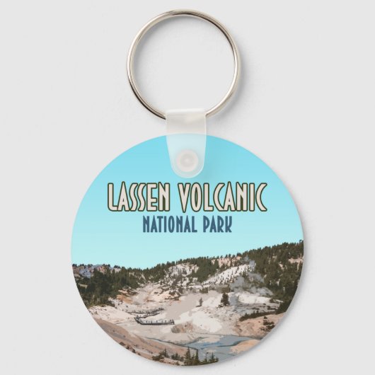 Lassen Vulkanischer Nationalpark California Schlüsselanhänger (Vorderseite)