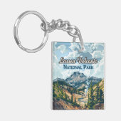 Lassen Vulkanischer Nationalpark California Schlüsselanhänger (Vorderseite links)