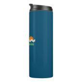 Lassen Vulkanischer Nationalpark Retro Thermosbecher (Nach rechts gedreht)