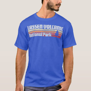 Lassen Vulkanischer Nationalpark Retro Vintager 70 T-Shirt