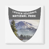 Lassen Vulkanischer Nationalpark Souvenir Californ Magnet (Vorne)