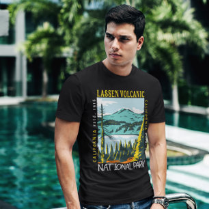 Lassen Vulkanischer Nationalpark Vintag erschütter T-Shirt
