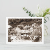 LASSEN WIR UNS ZUSAMMENBRINGEN UND FUN INVITATION  EINLADUNG (Stehend Vorderseite)