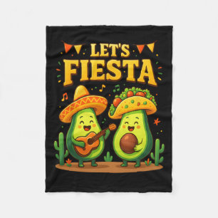 Lassend Fiesta Mexican Cinco De Mayo Avocado Tacos Fleecedecke